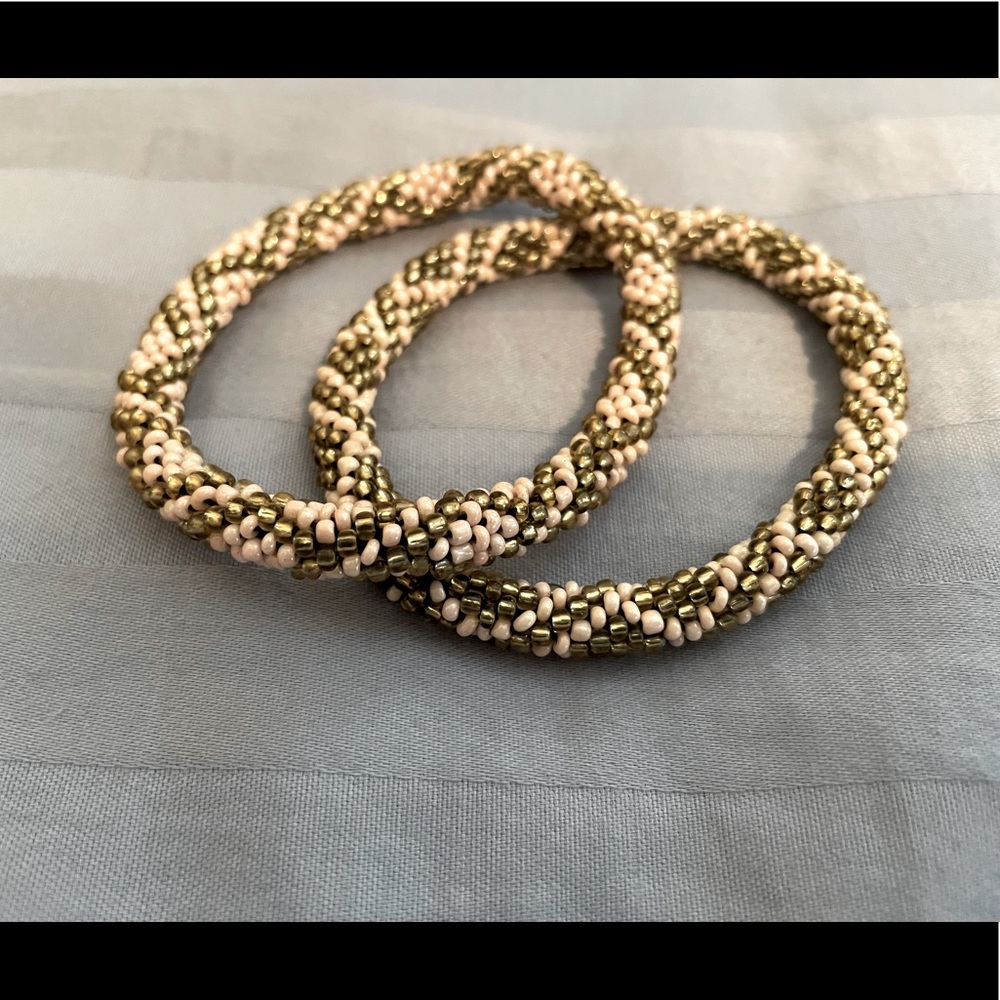 Trades of Hope set of 2 beaded bracelets